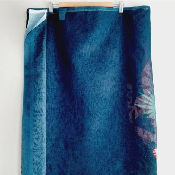 SOCIETY6 Night Race Pink Tiger Sheer Curtain Panel Window Long Light Blue - Picture 7 of 10